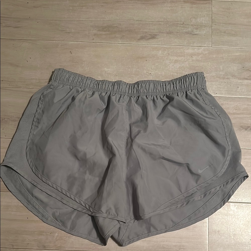 Nike Gray Athletic Shorts Lightweight Elastic Waist